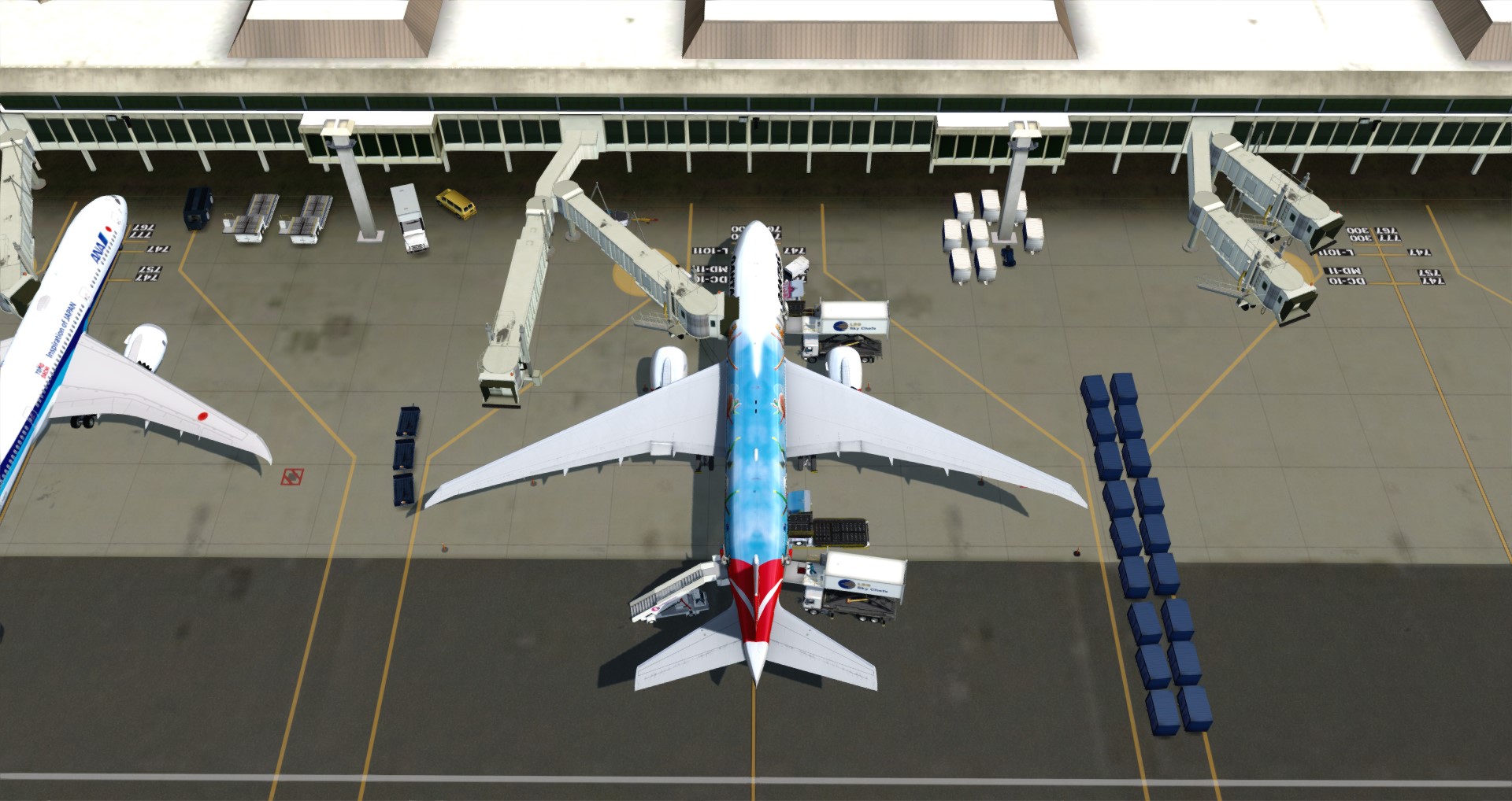 P3D V4 77L Qantas Airways PHNL-YSSY-4666 