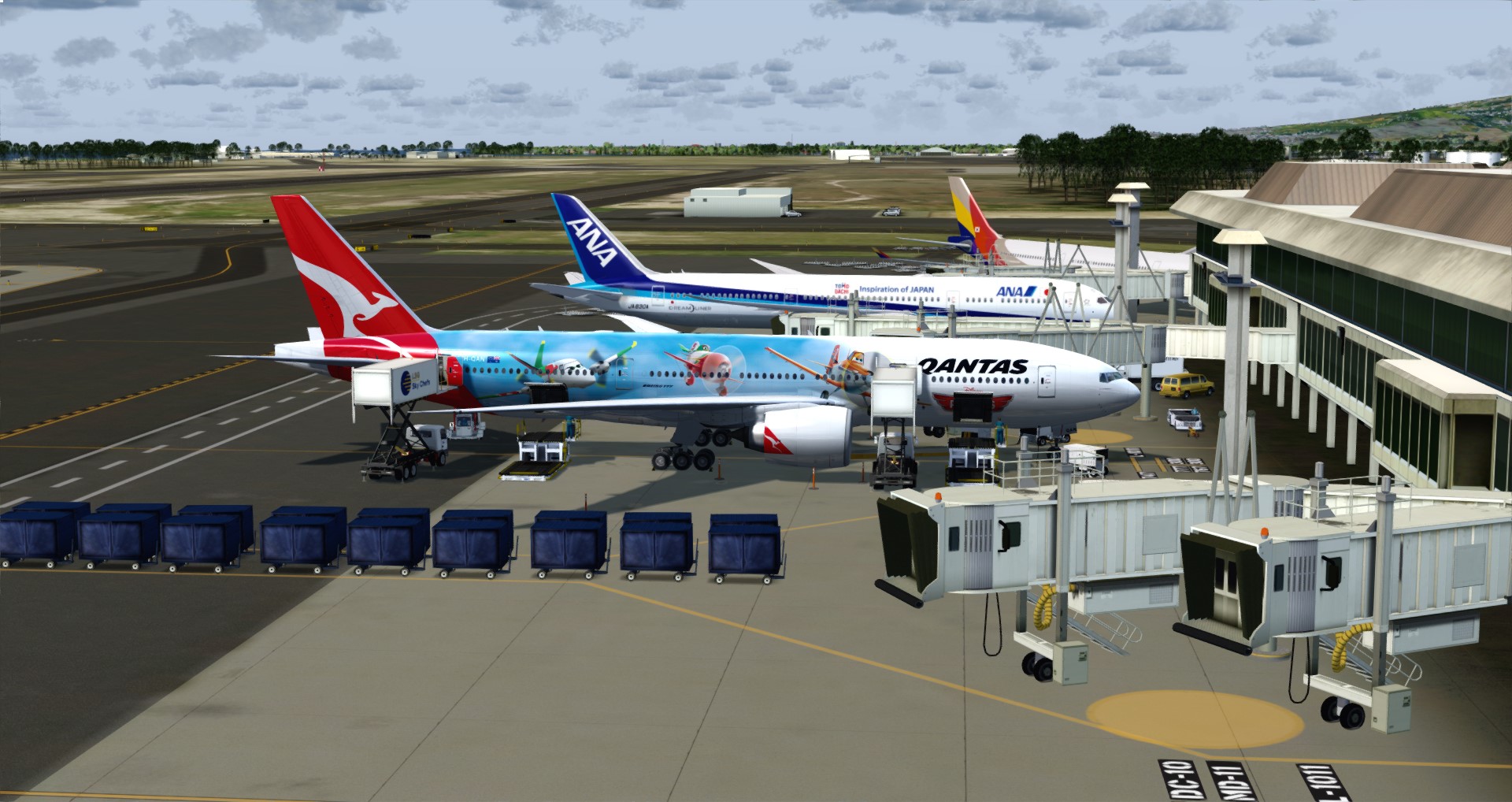P3D V4 77L Qantas Airways PHNL-YSSY-7541 