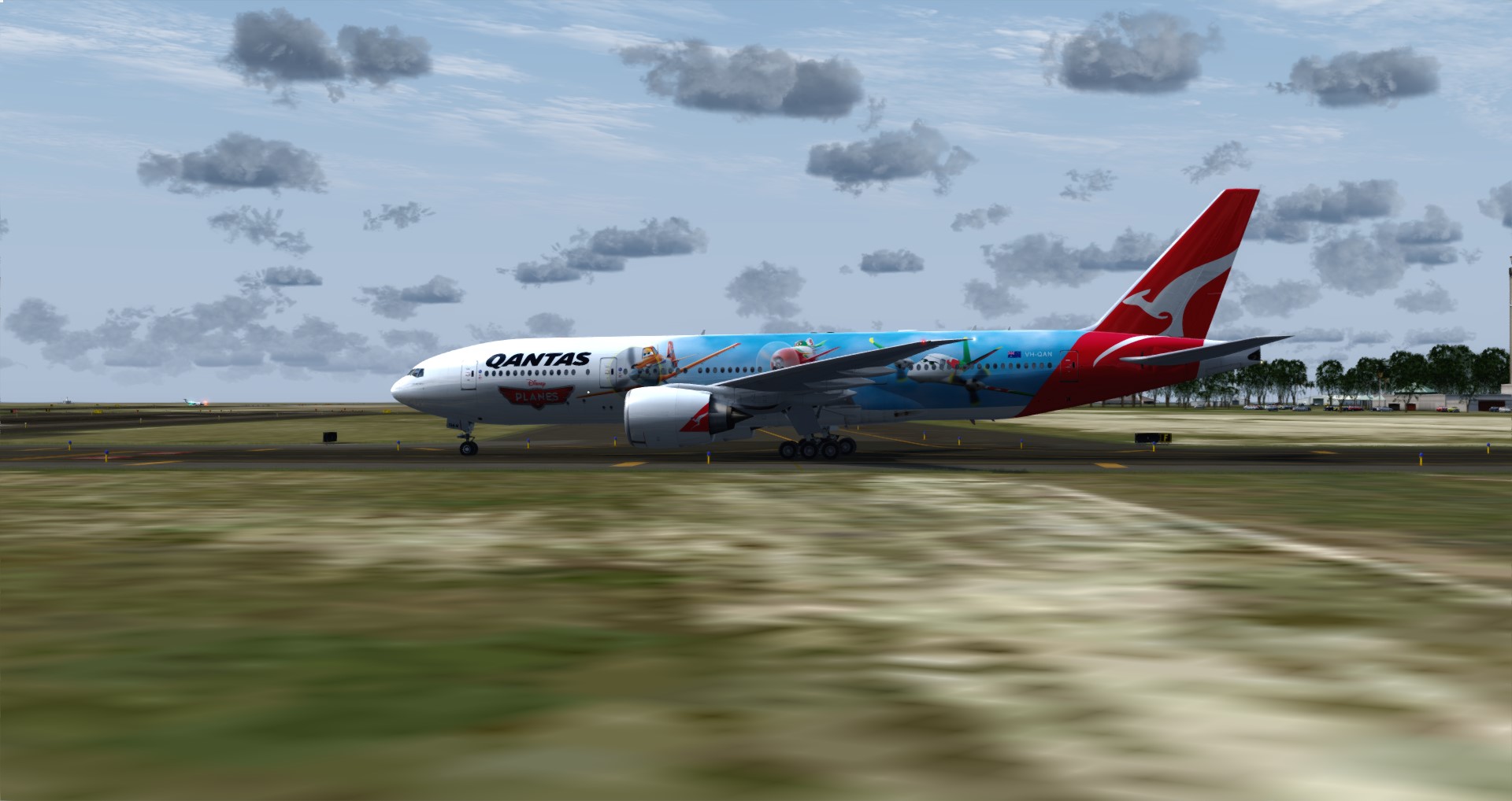 P3D V4 77L Qantas Airways PHNL-YSSY-7409 