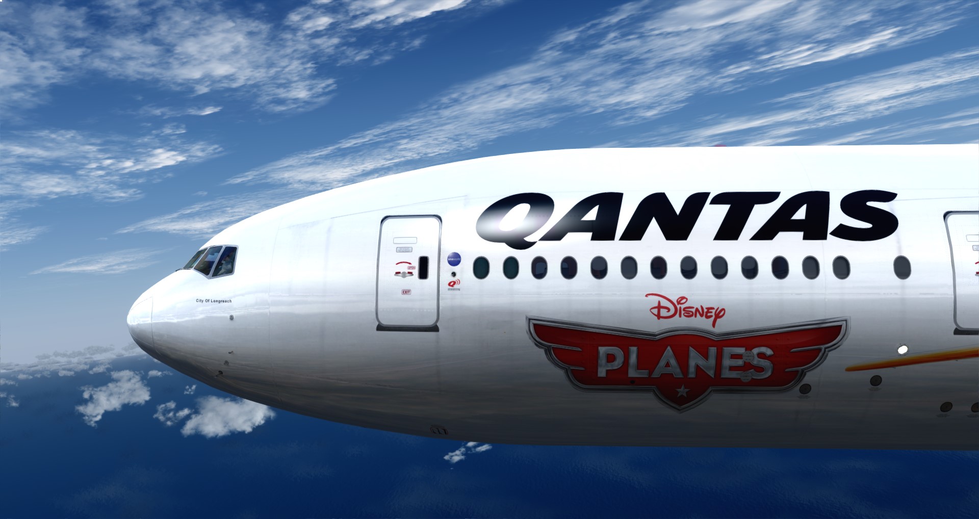 P3D V4 77L Qantas Airways PHNL-YSSY-7139 