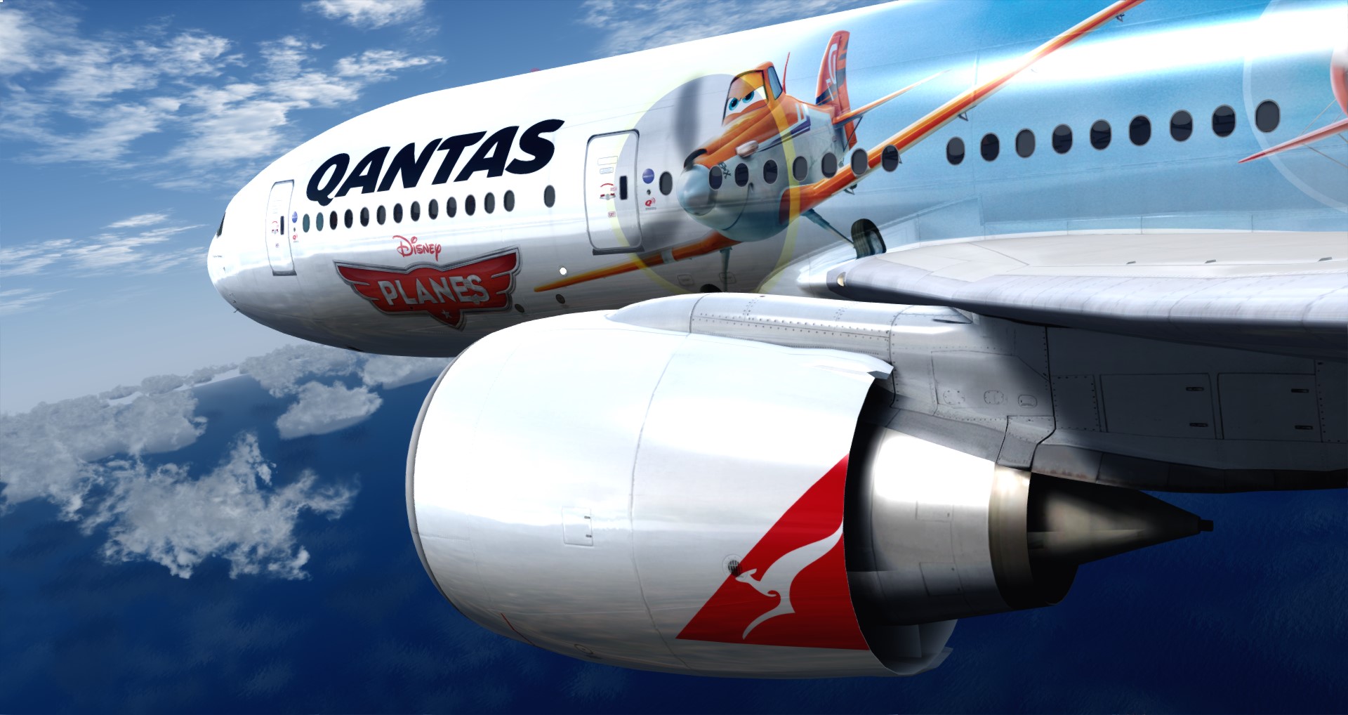 P3D V4 77L Qantas Airways PHNL-YSSY-4306 
