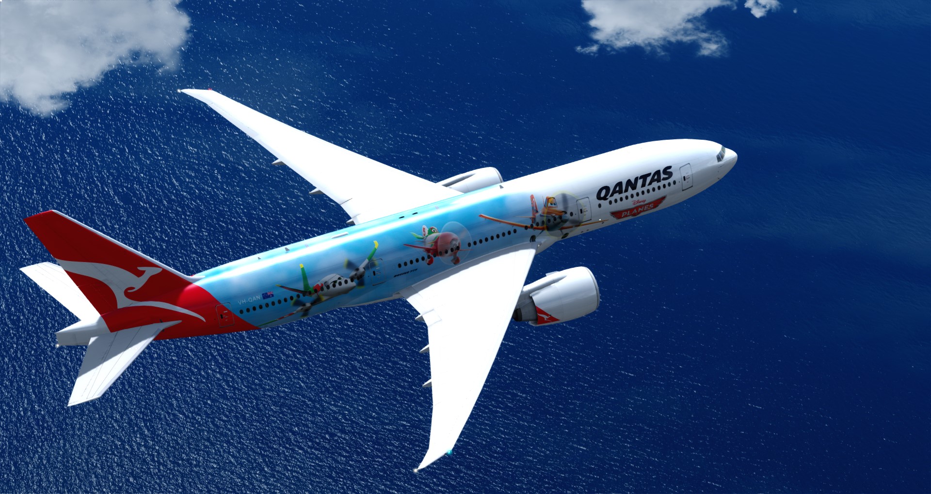 P3D V4 77L Qantas Airways PHNL-YSSY-2162 