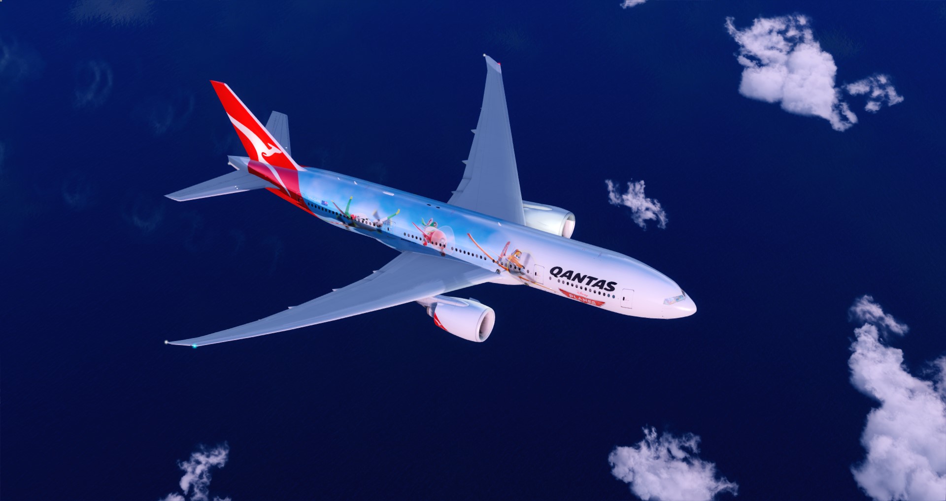 P3D V4 77L Qantas Airways PHNL-YSSY-3683 