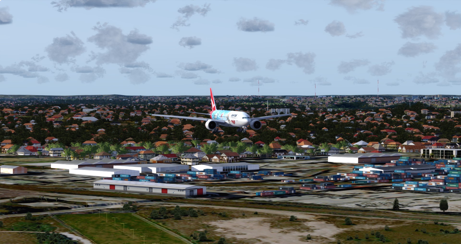 P3D V4 77L Qantas Airways PHNL-YSSY-8128 
