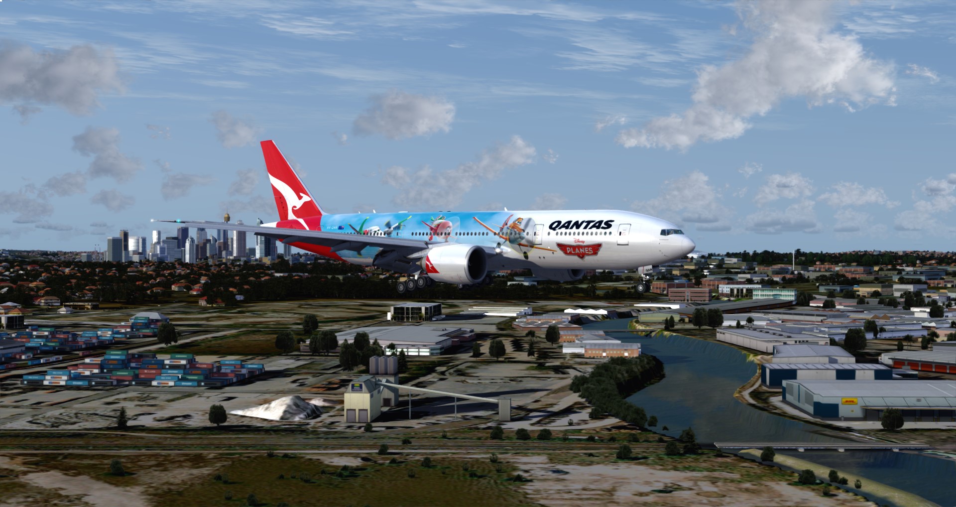 P3D V4 77L Qantas Airways PHNL-YSSY-3671 