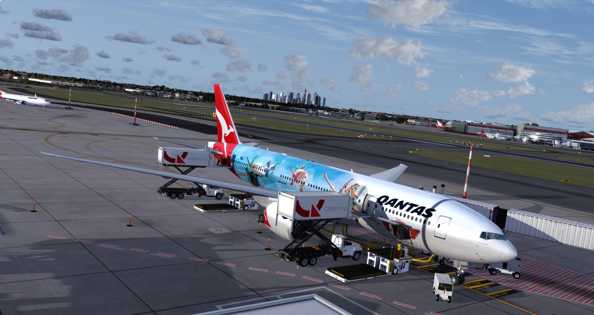 P3D V4 77L Qantas Airways PHNL-YSSY-7558 