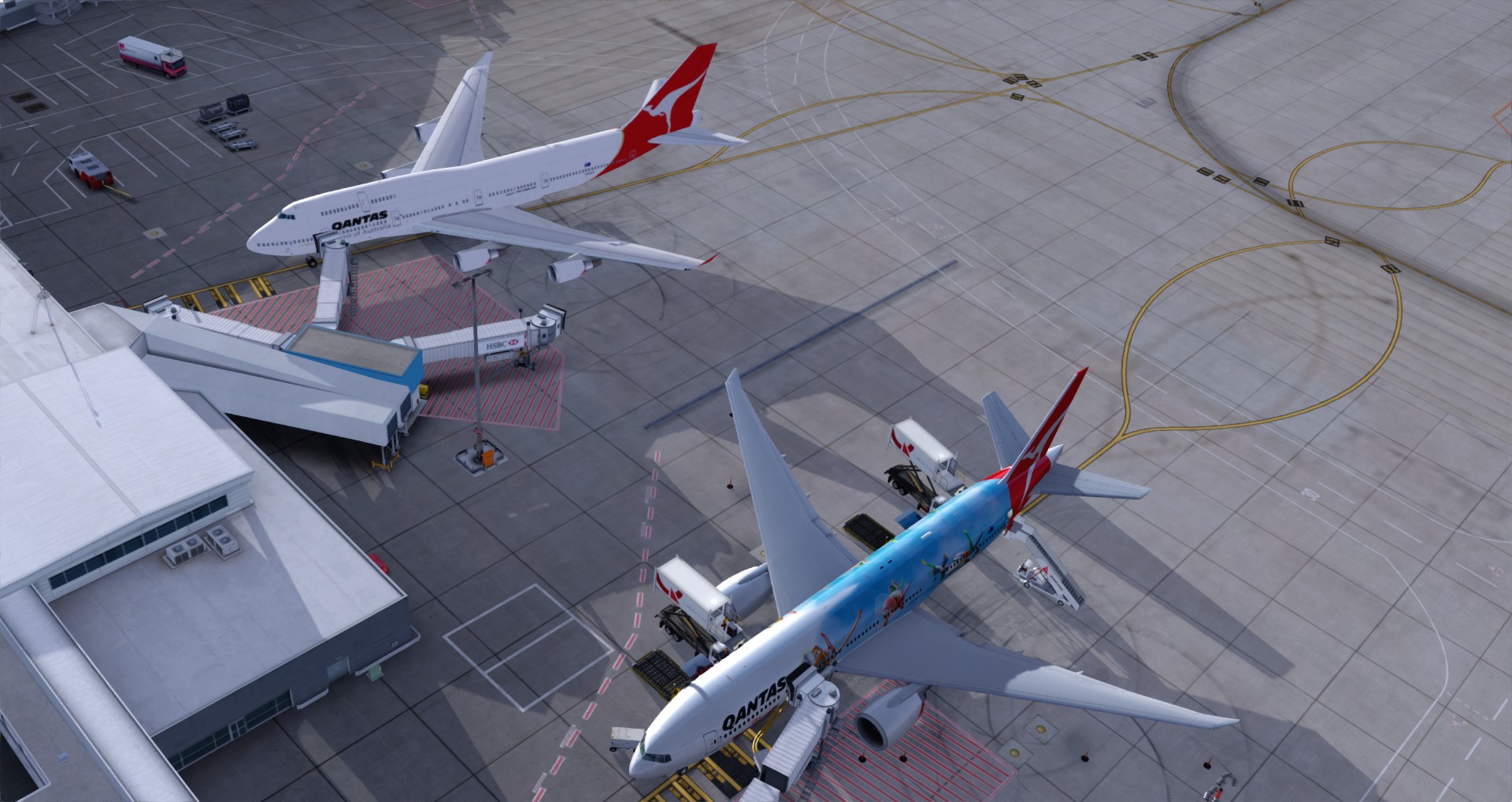 P3D V4 77L Qantas Airways PHNL-YSSY-8988 