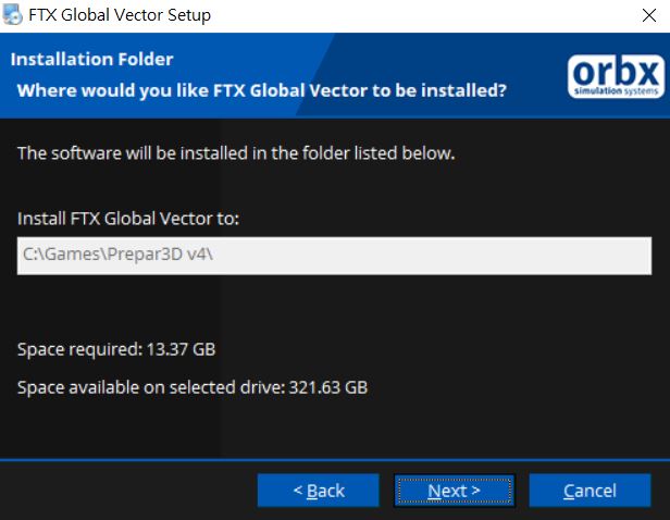 FTX Global Vector 安装路径怎么不能选-1124 