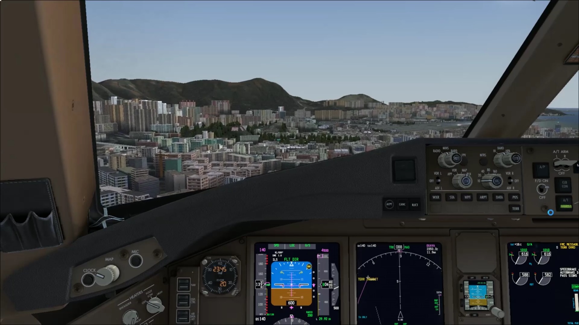 键盘飞行不可能? FSX PMDG 777 VHHX IGS 13-2160 