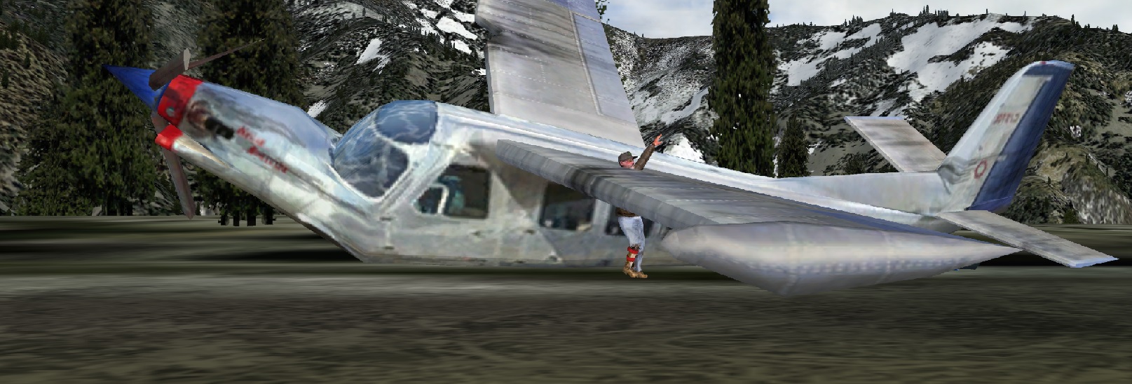 P3D任务，寻找坠机飞行员-7605 