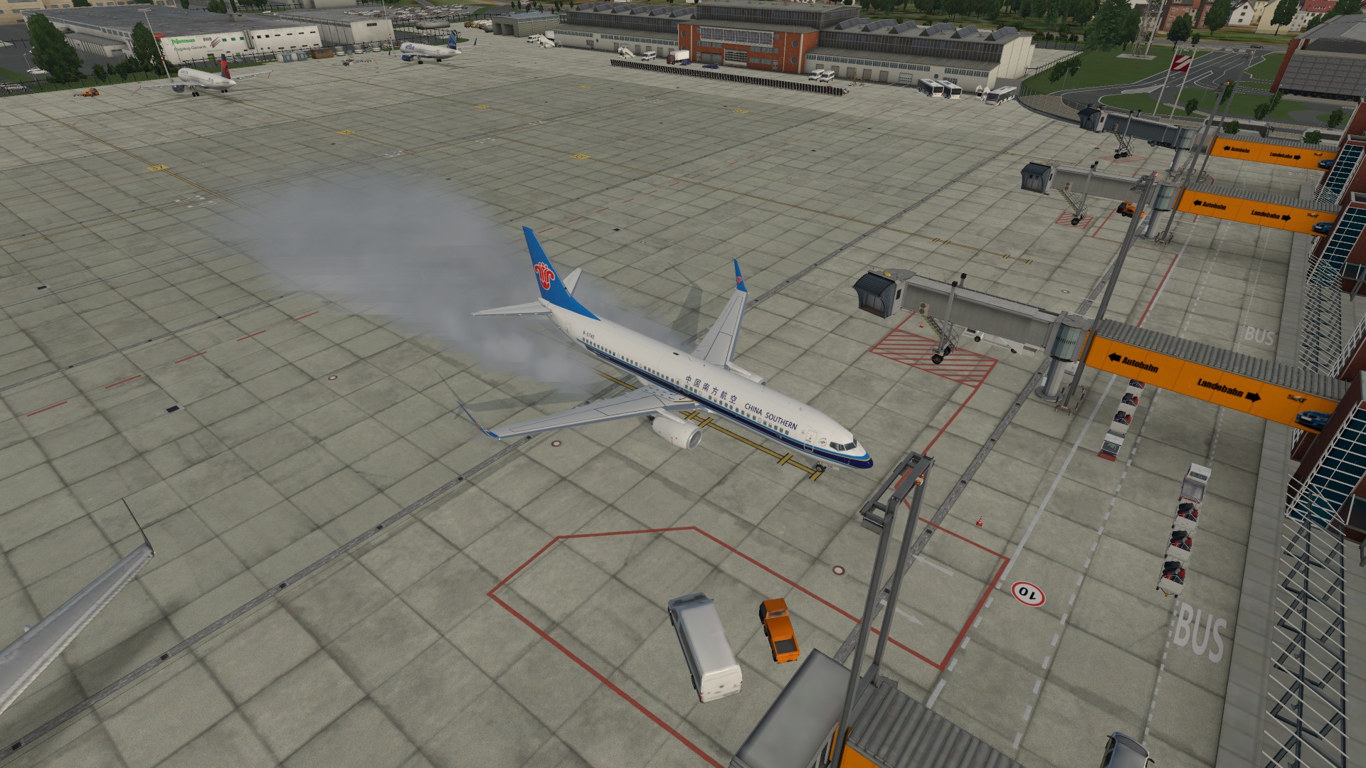 XP11里面飞机的高空尾迹都是黑色-9616 