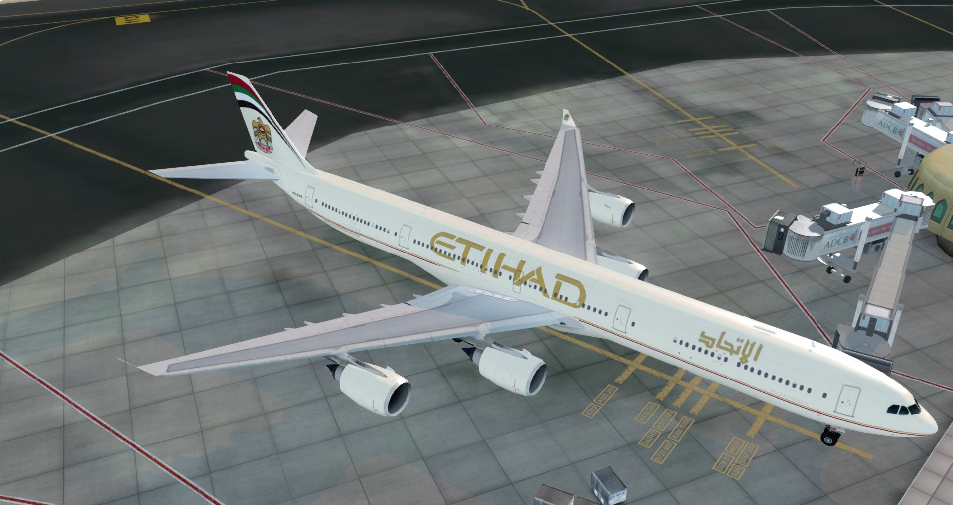 P3D V4 77W Etihad Airways OMAA-LEBL-5486 
