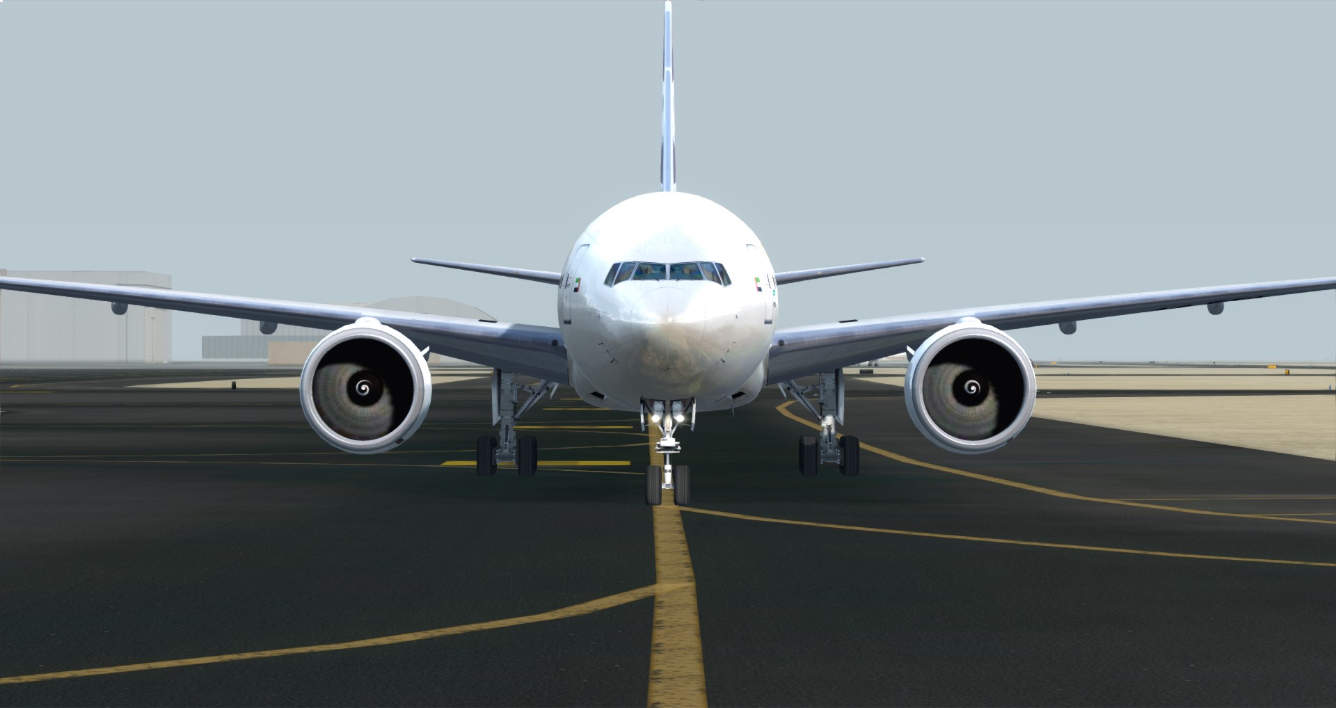 P3D V4 77W Etihad Airways OMAA-LEBL-8549 