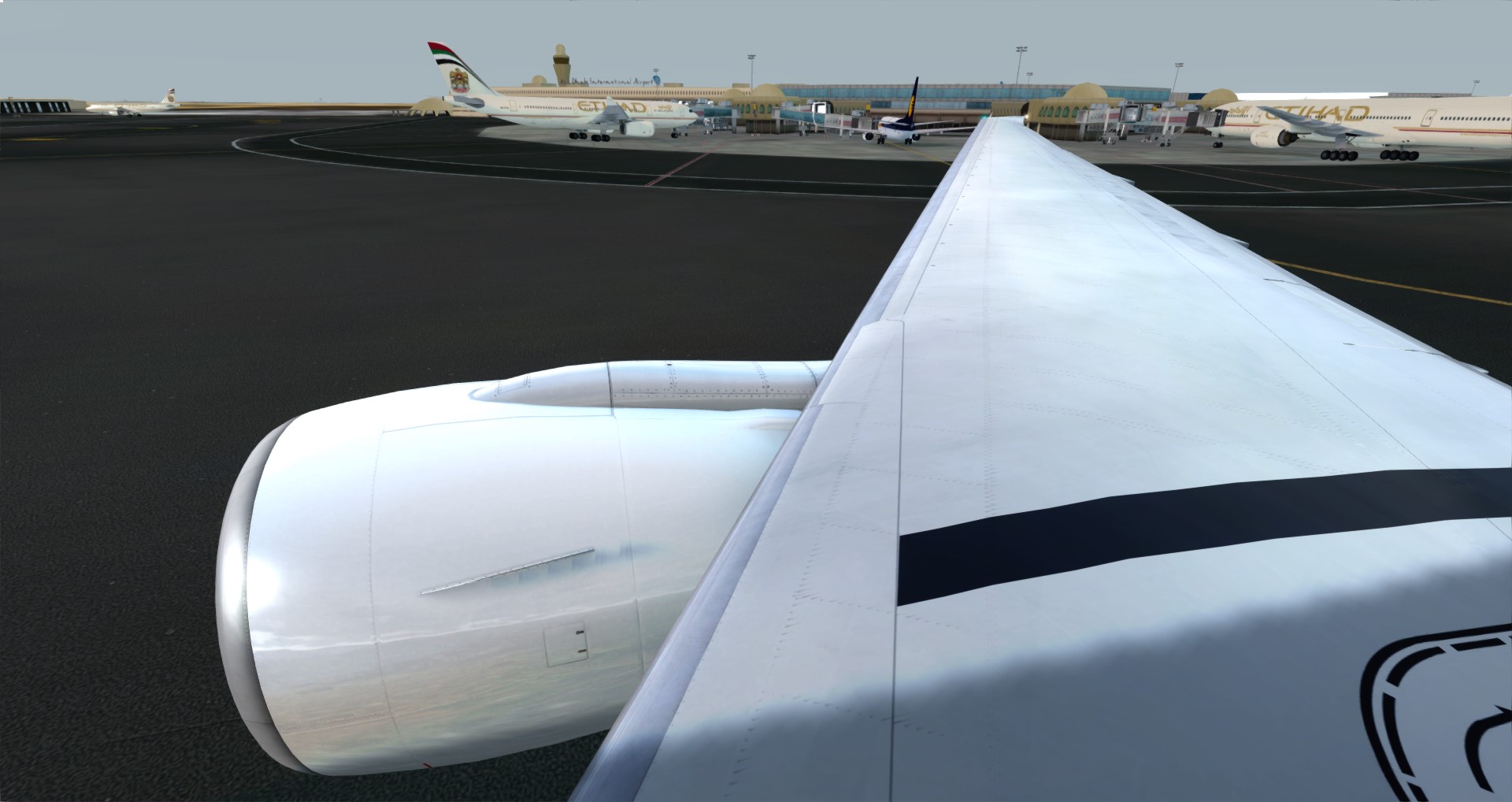 P3D V4 77W Etihad Airways OMAA-LEBL-7936 