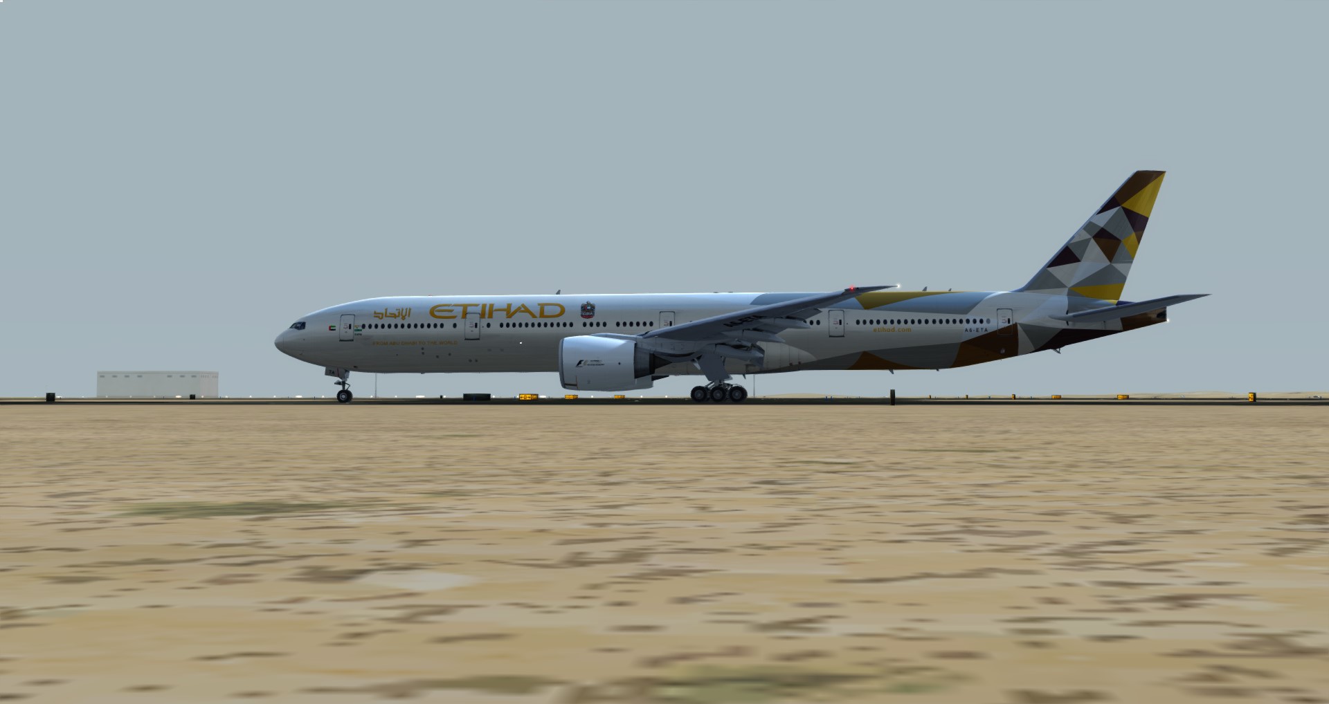P3D V4 77W Etihad Airways OMAA-LEBL-3196 