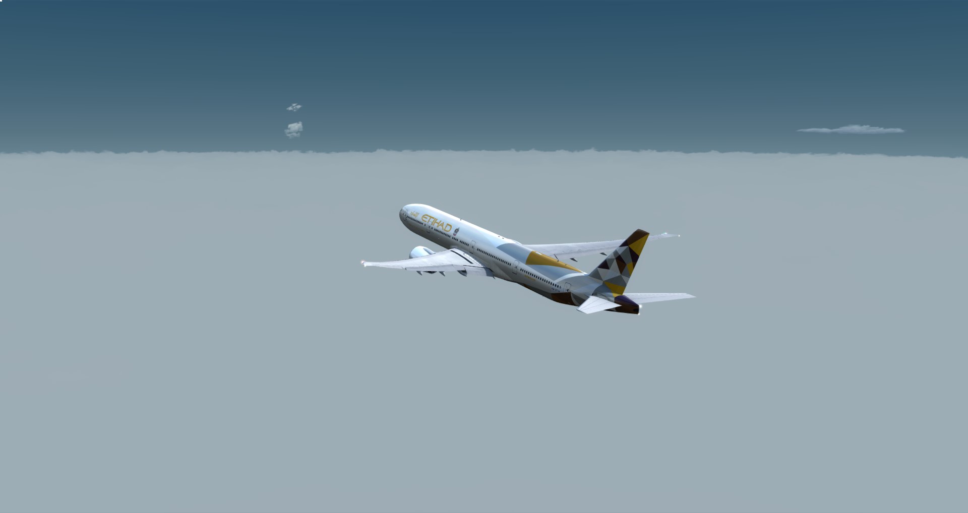 P3D V4 77W Etihad Airways OMAA-LEBL-8896 