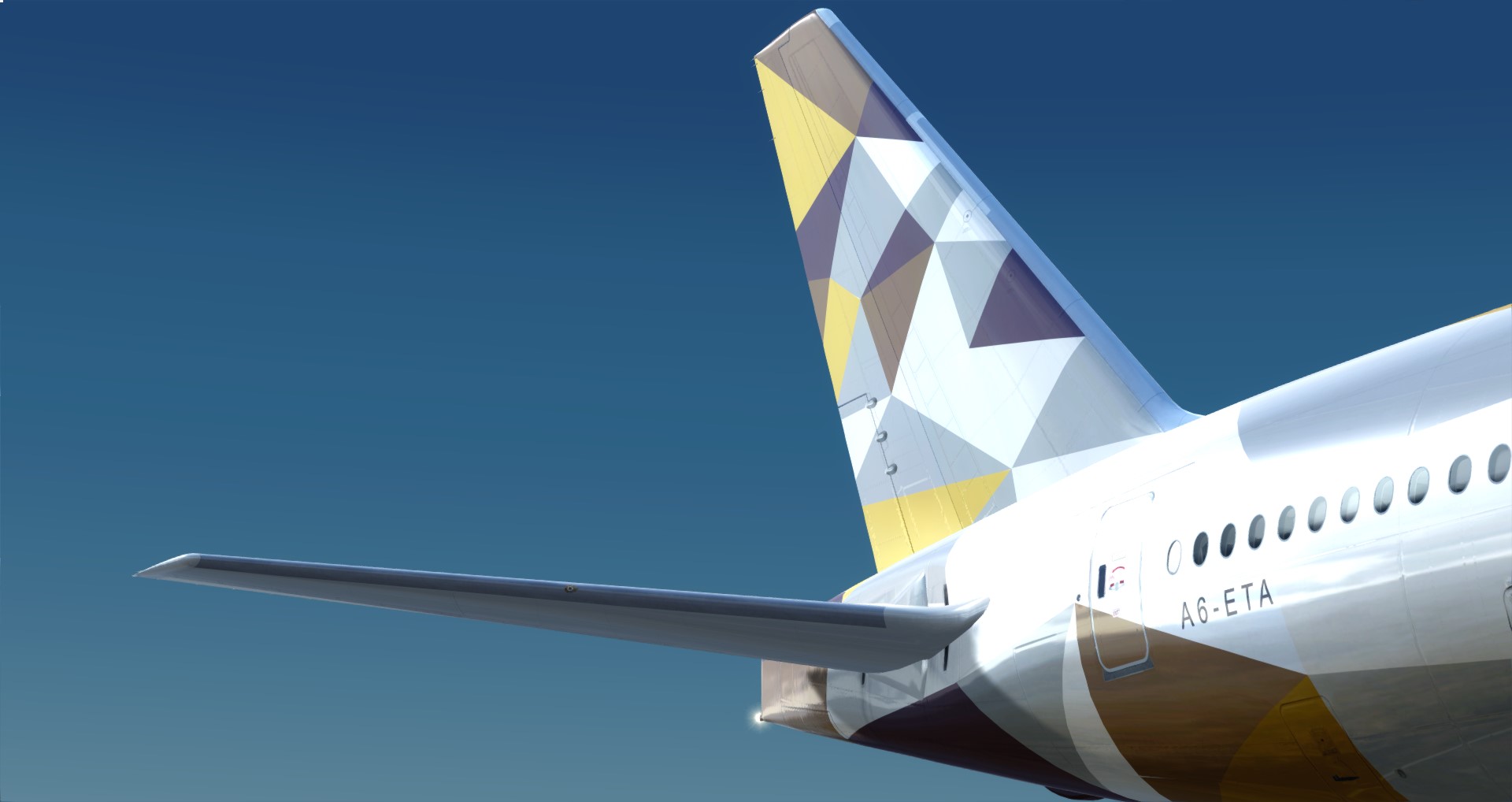P3D V4 77W Etihad Airways OMAA-LEBL-8135 