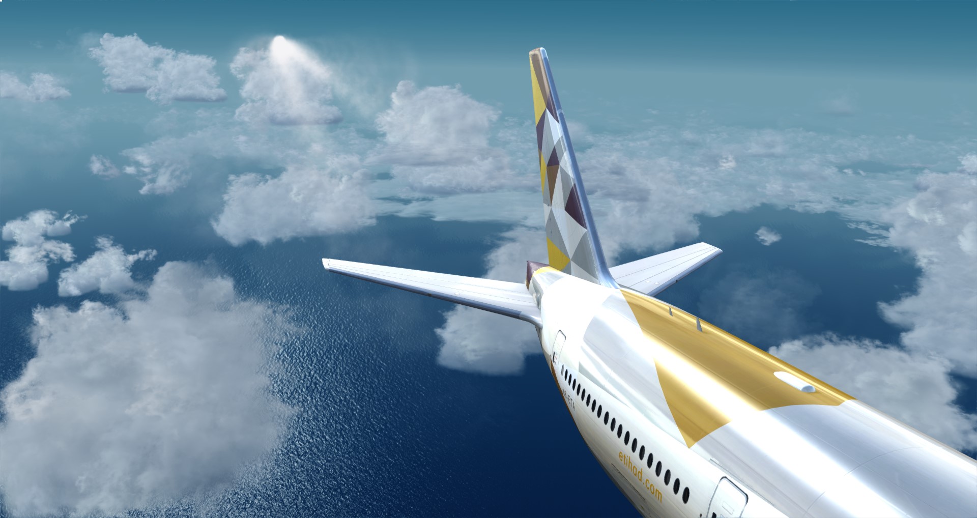 P3D V4 77W Etihad Airways OMAA-LEBL-5319 