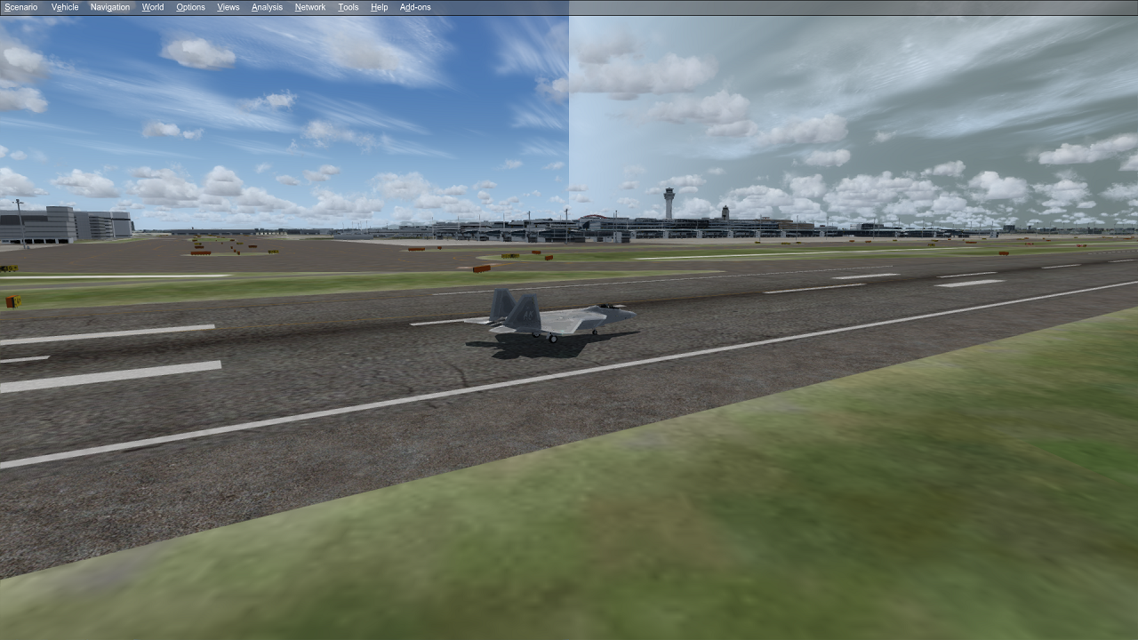 P3D V4.2 某些位置画面在不停的闪，怎么解决？-2712 