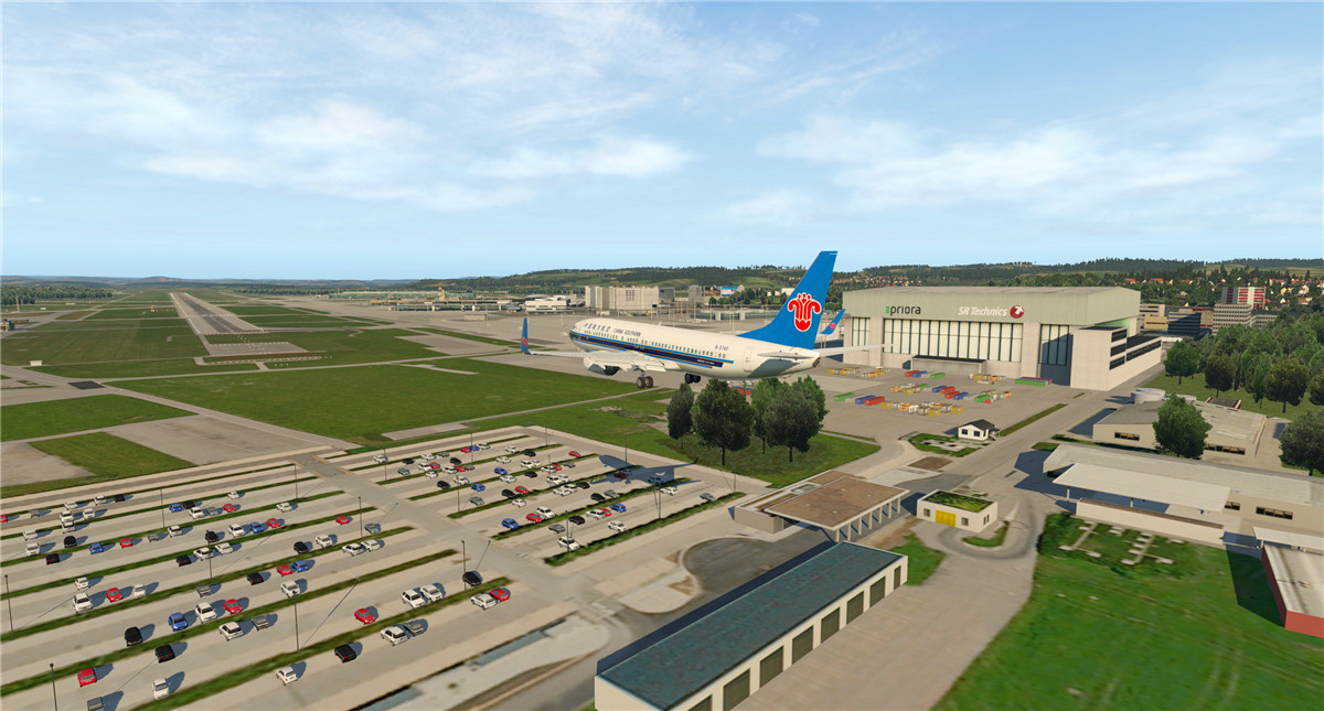 手动驾驶B737降落苏黎世机场（XP11）-877 