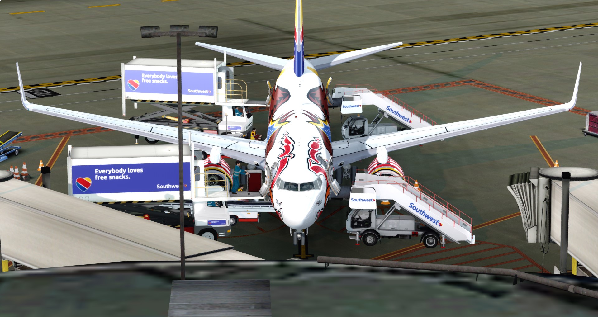 P3D V4 737 Southwest Airlines KSAN-KATL-4023 