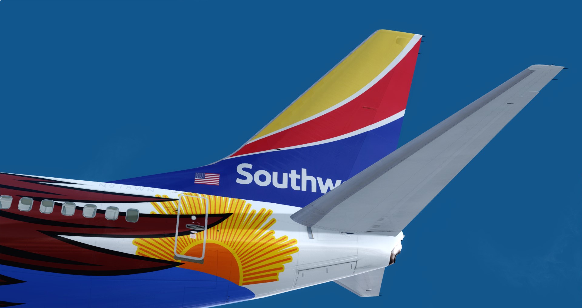 P3D V4 737 Southwest Airlines KSAN-KATL-1372 