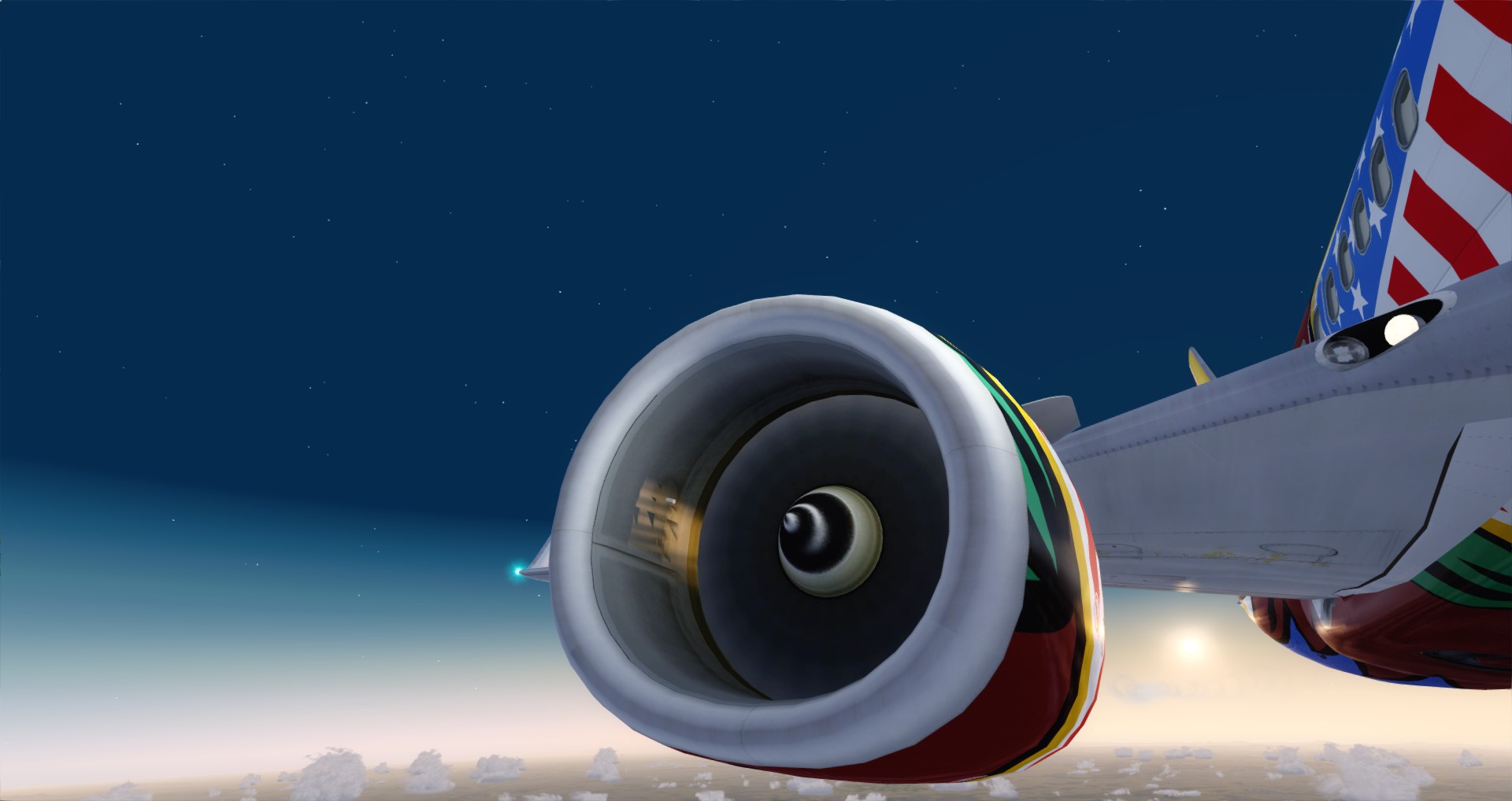 P3D V4 737 Southwest Airlines KSAN-KATL-8321 