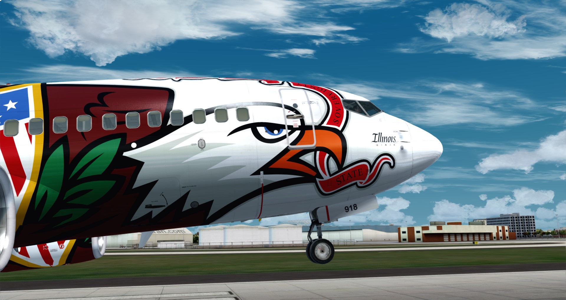 P3D V4 737 Southwest Airlines KSAN-KATL-714 
