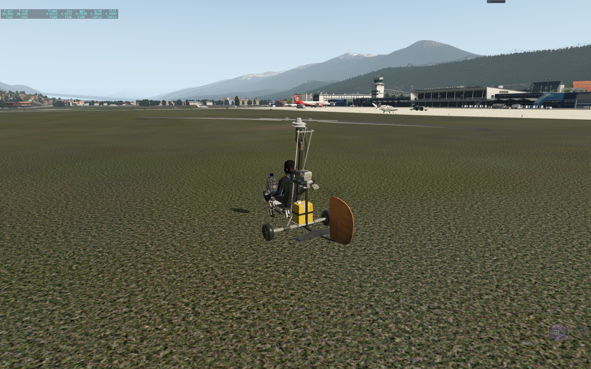 xplane-11旋翼机环城游-因斯布鲁克-5959 