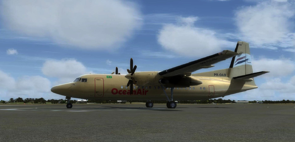 福克50 双发涡轮螺旋桨客机-3355 