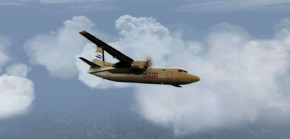 福克50 双发涡轮螺旋桨客机-733 