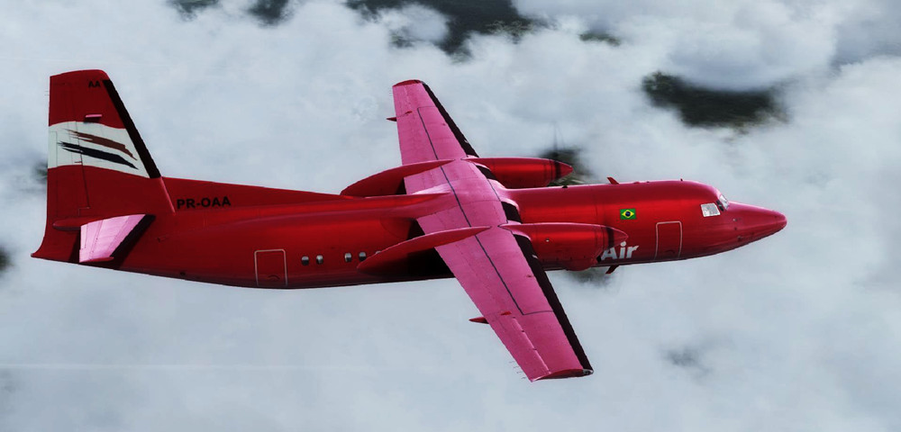 福克50 双发涡轮螺旋桨客机-5678 