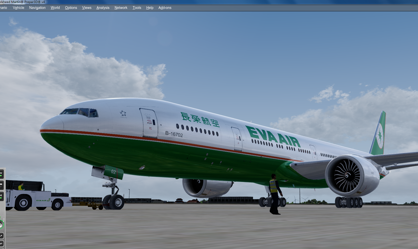P3D V4.1 台北 长荣航空-8855 