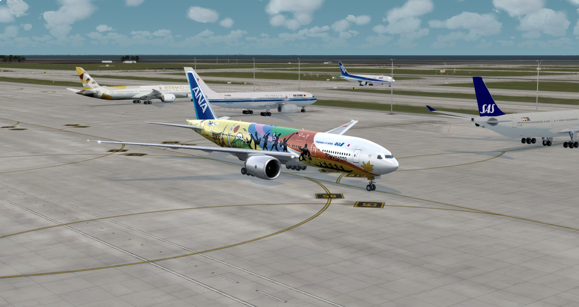 P3D V4 77L All Nippon Airways ZSPD-RJTT-4789 