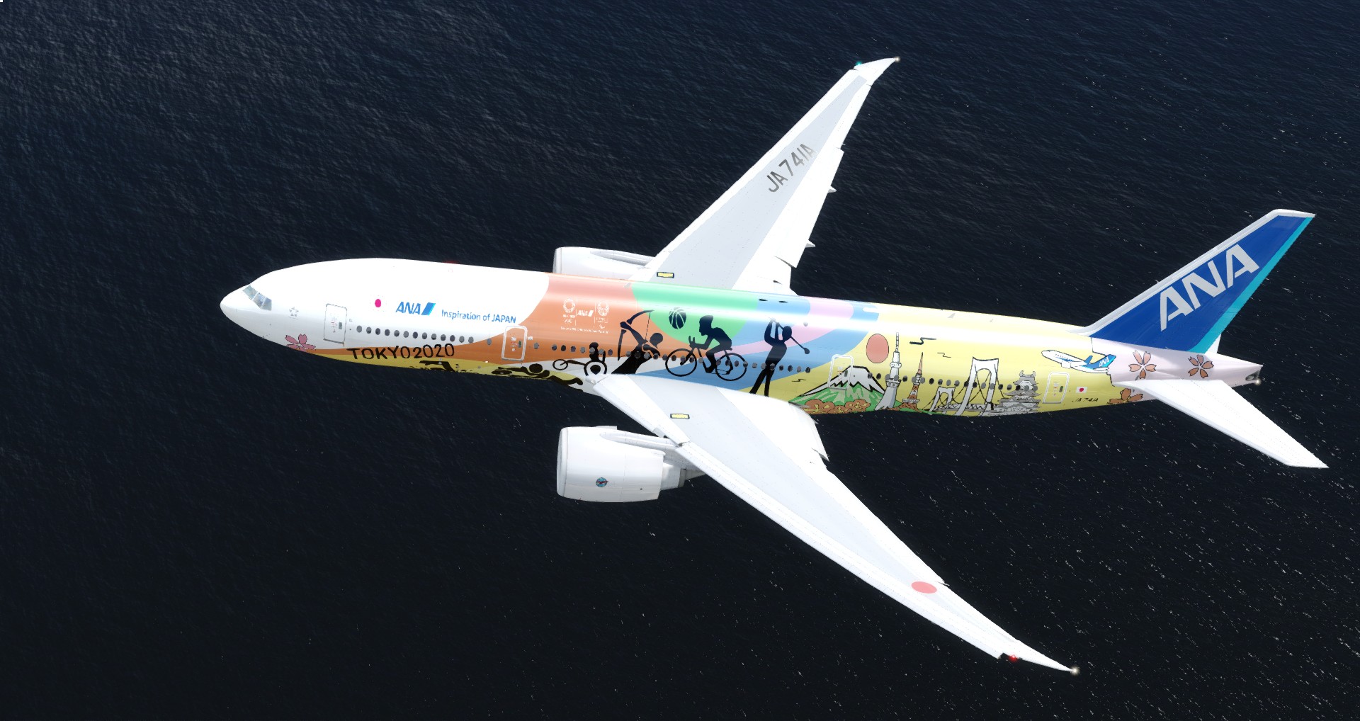 P3D V4 77L All Nippon Airways ZSPD-RJTT-6778 