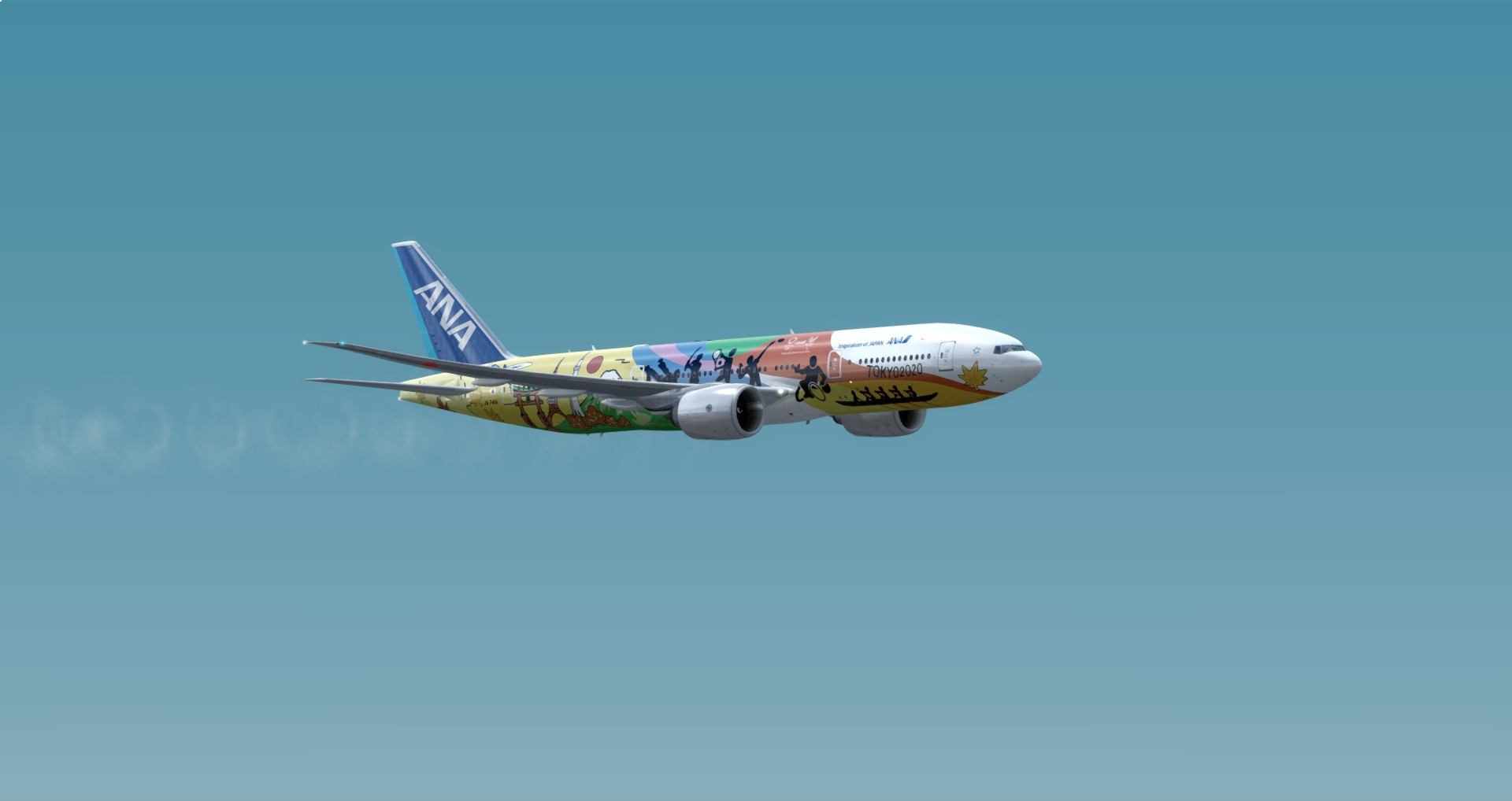 P3D V4 77L All Nippon Airways ZSPD-RJTT-1216 