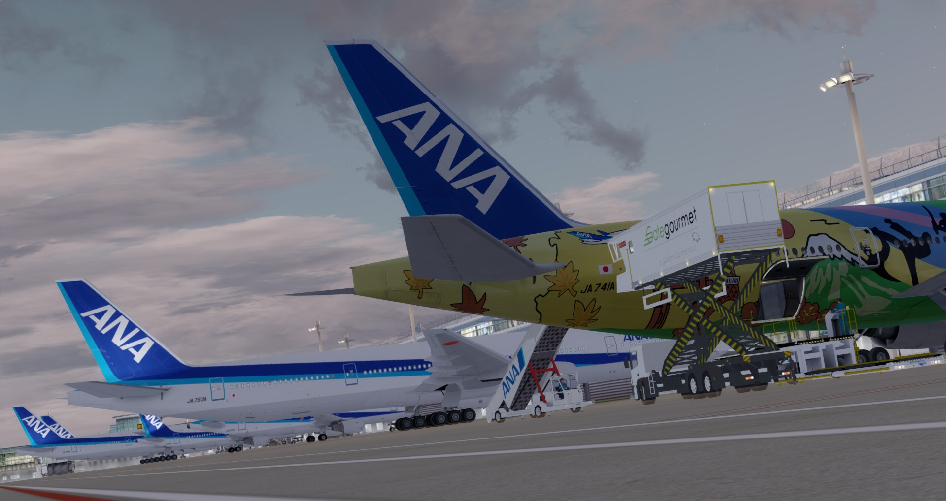 P3D V4 77L All Nippon Airways ZSPD-RJTT-5840 