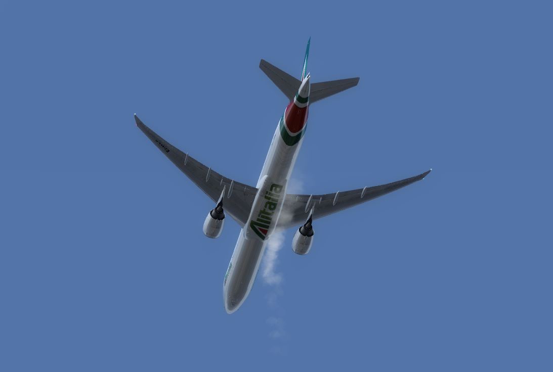 B777 alitalia @ KMSP-2784 