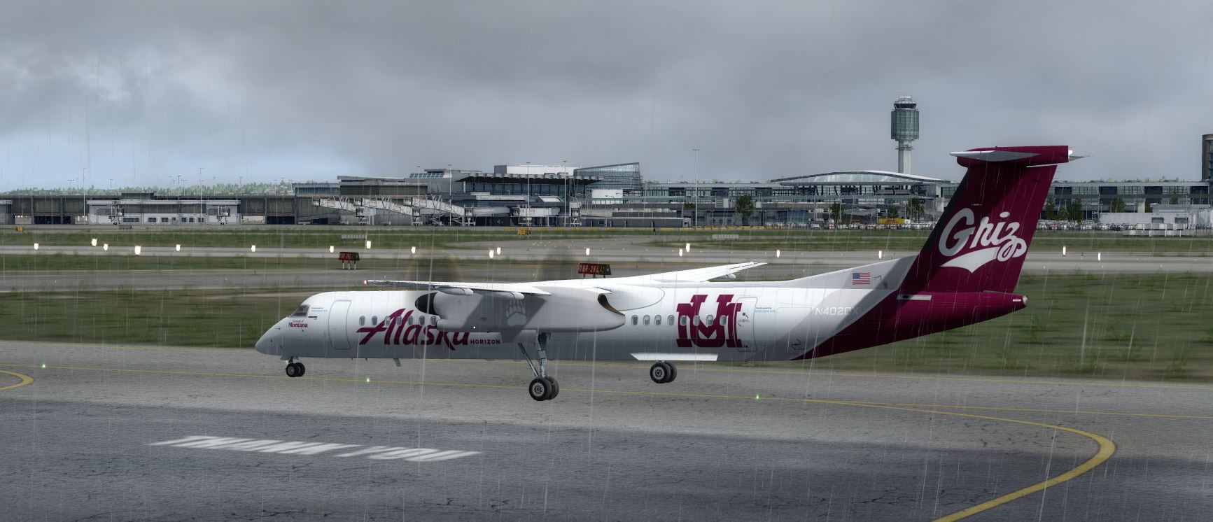 Q400 Horizon N402QX @ CYVR-9651 