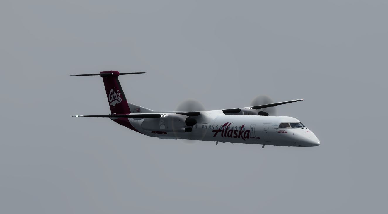 Q400 Horizon N402QX @ CYVR-3107 
