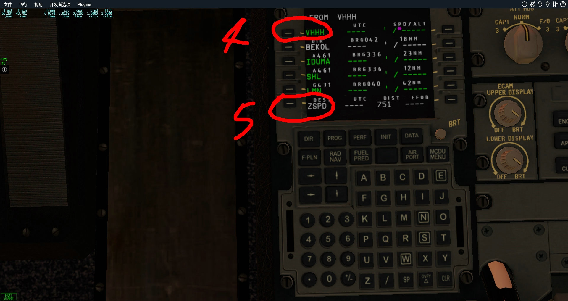 x-plane11 CO ROUTE公司航路输入-3873 