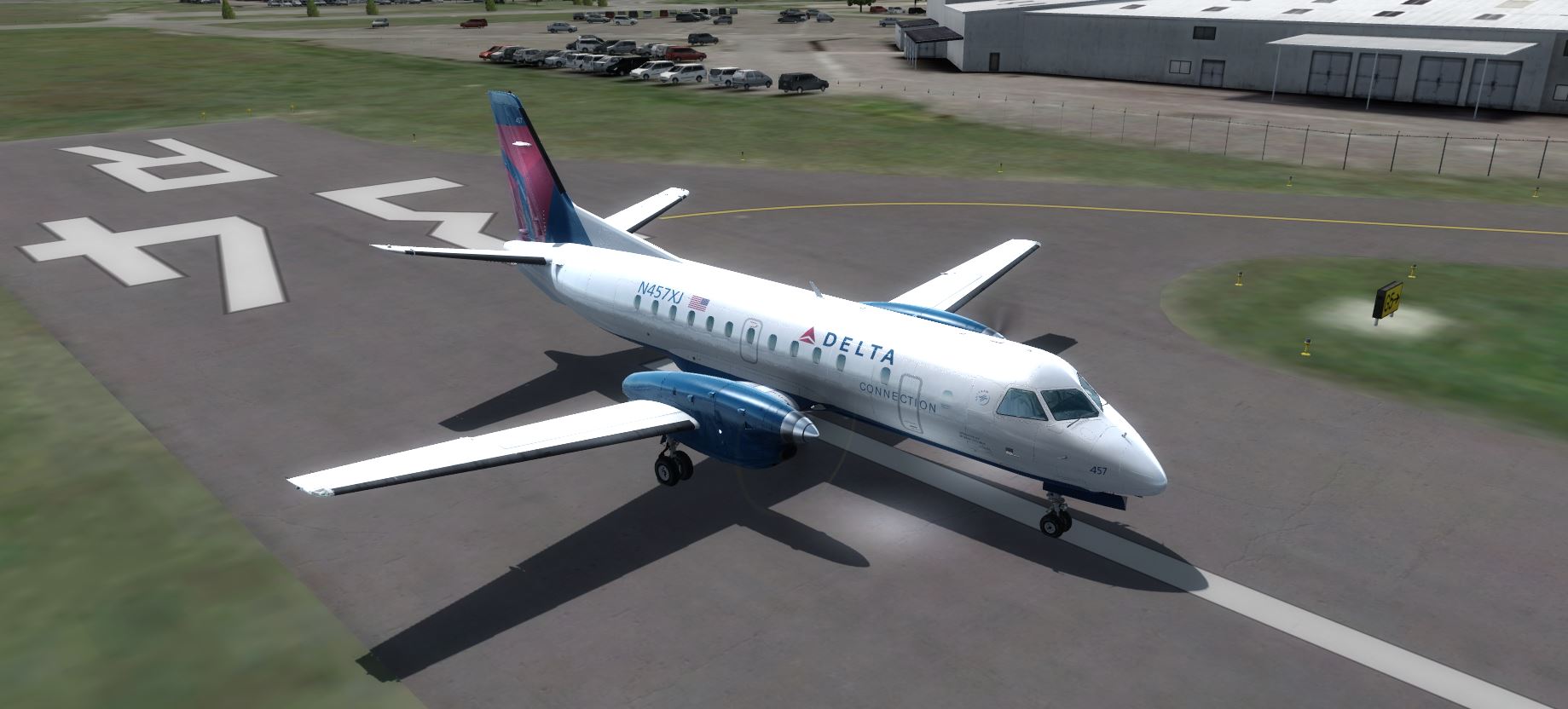 SAAB S340 Delta N457XJ @ KPAE-3500 