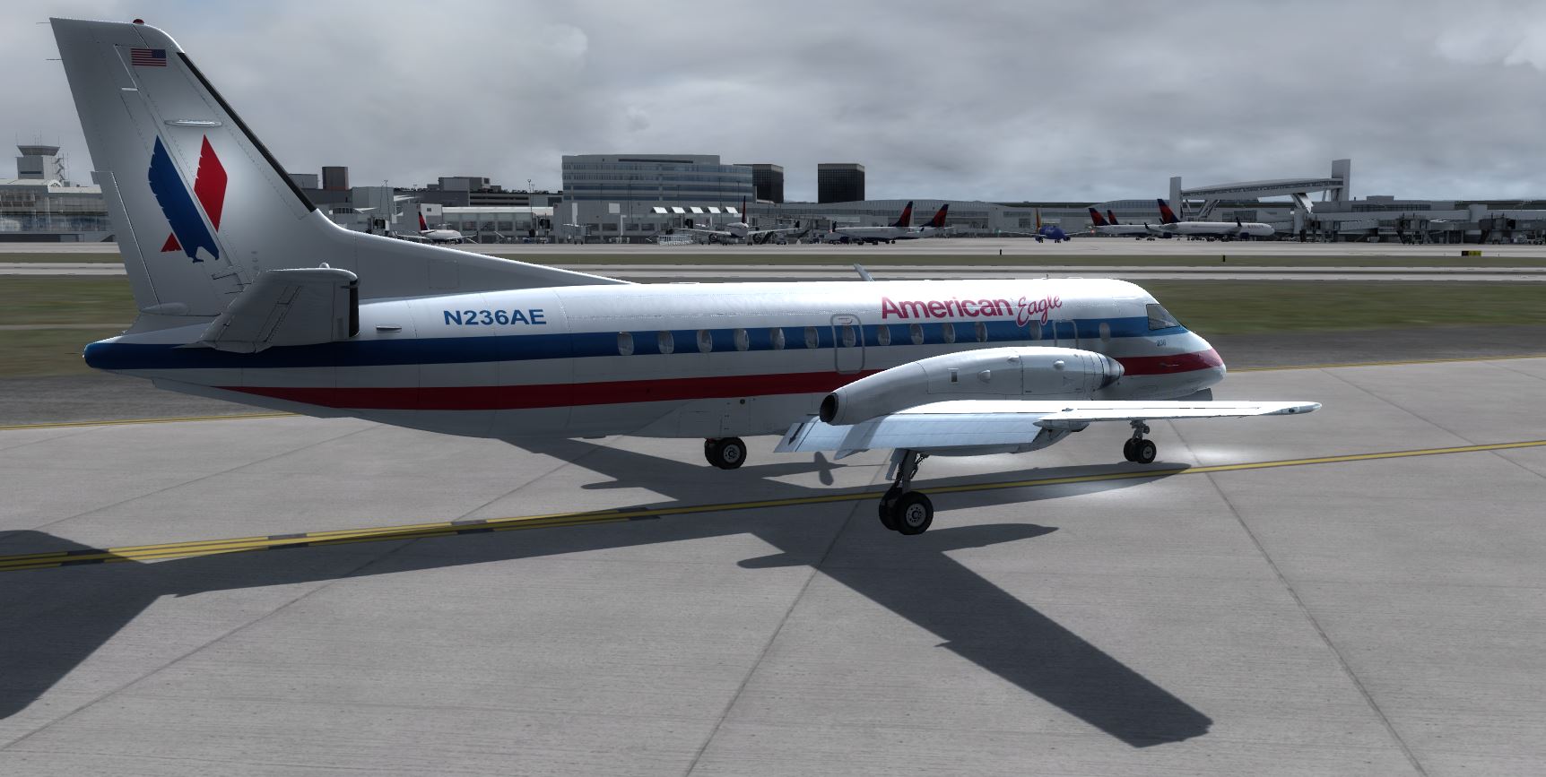 SAAB S340 American Eagle-1432 