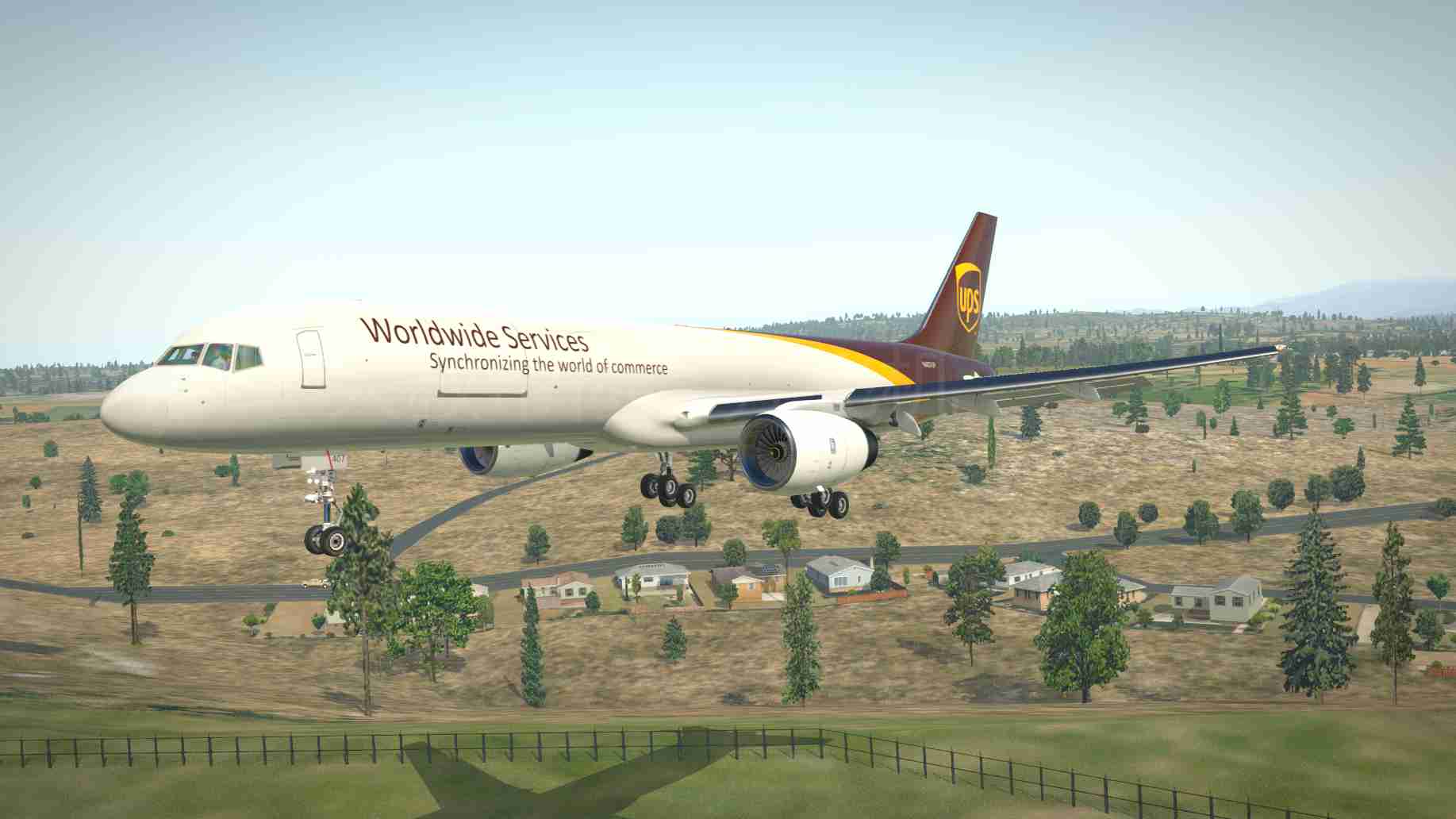 【大叔带你：开飞机】XP11 FF757单发迫降算是没死-7890 