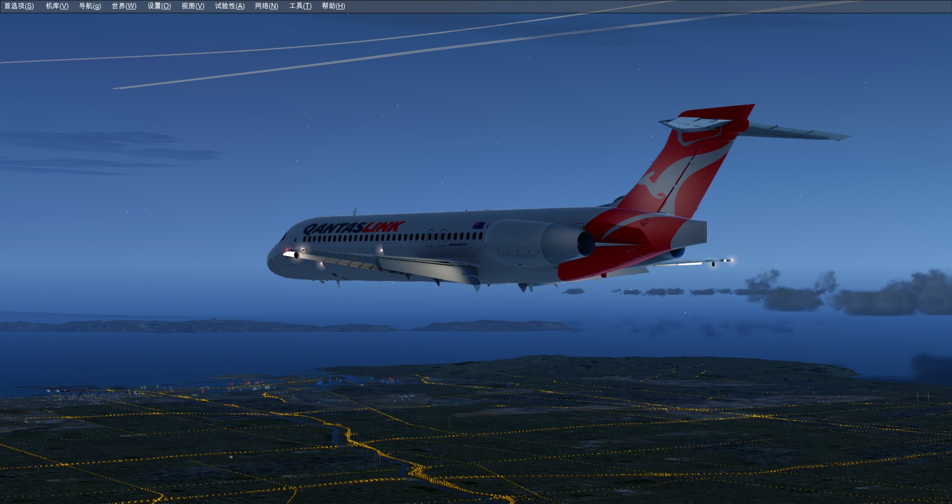 旧金山——洛杉矶 澳洲717-9105 