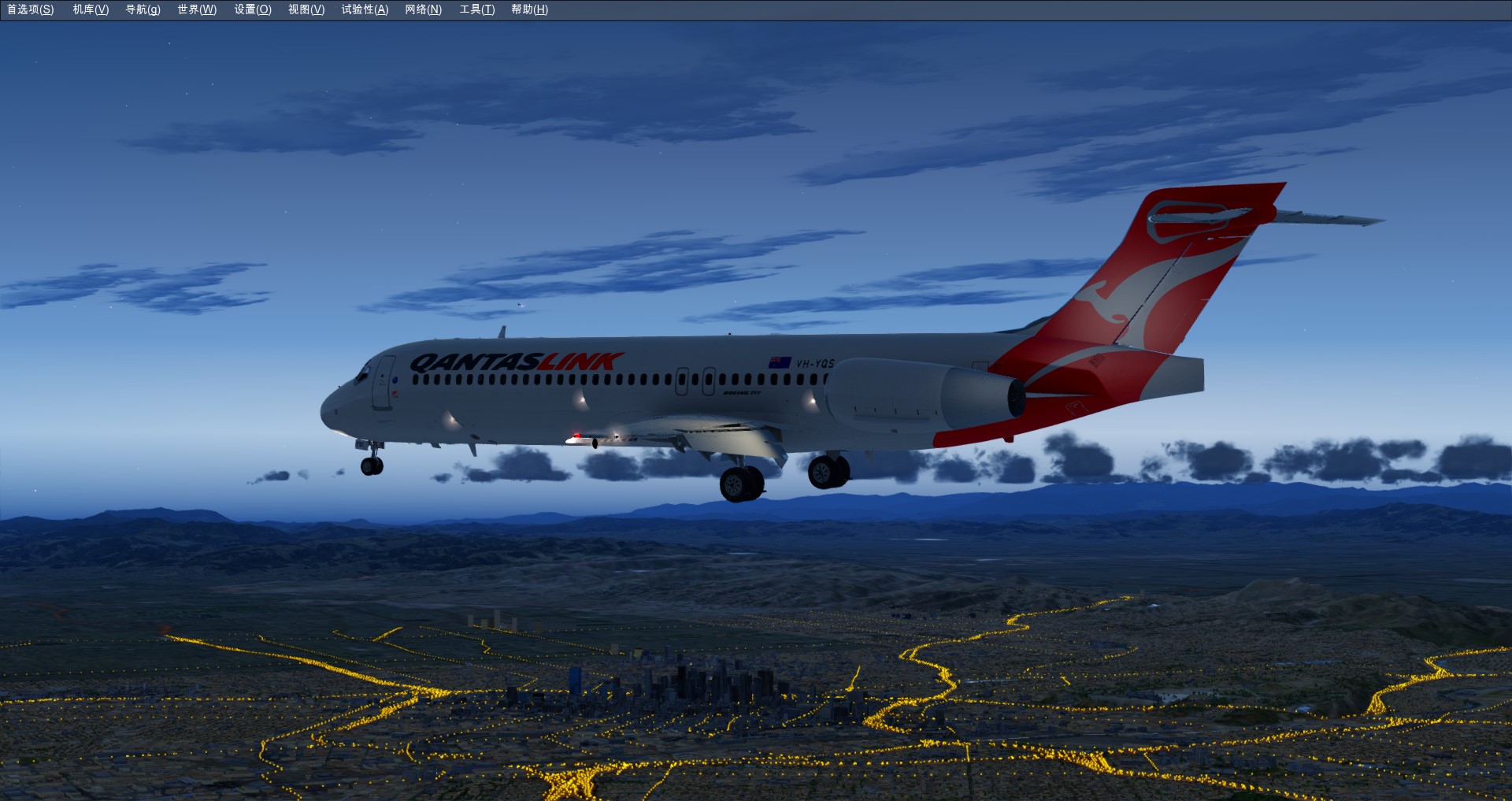 旧金山——洛杉矶 澳洲717-7329 