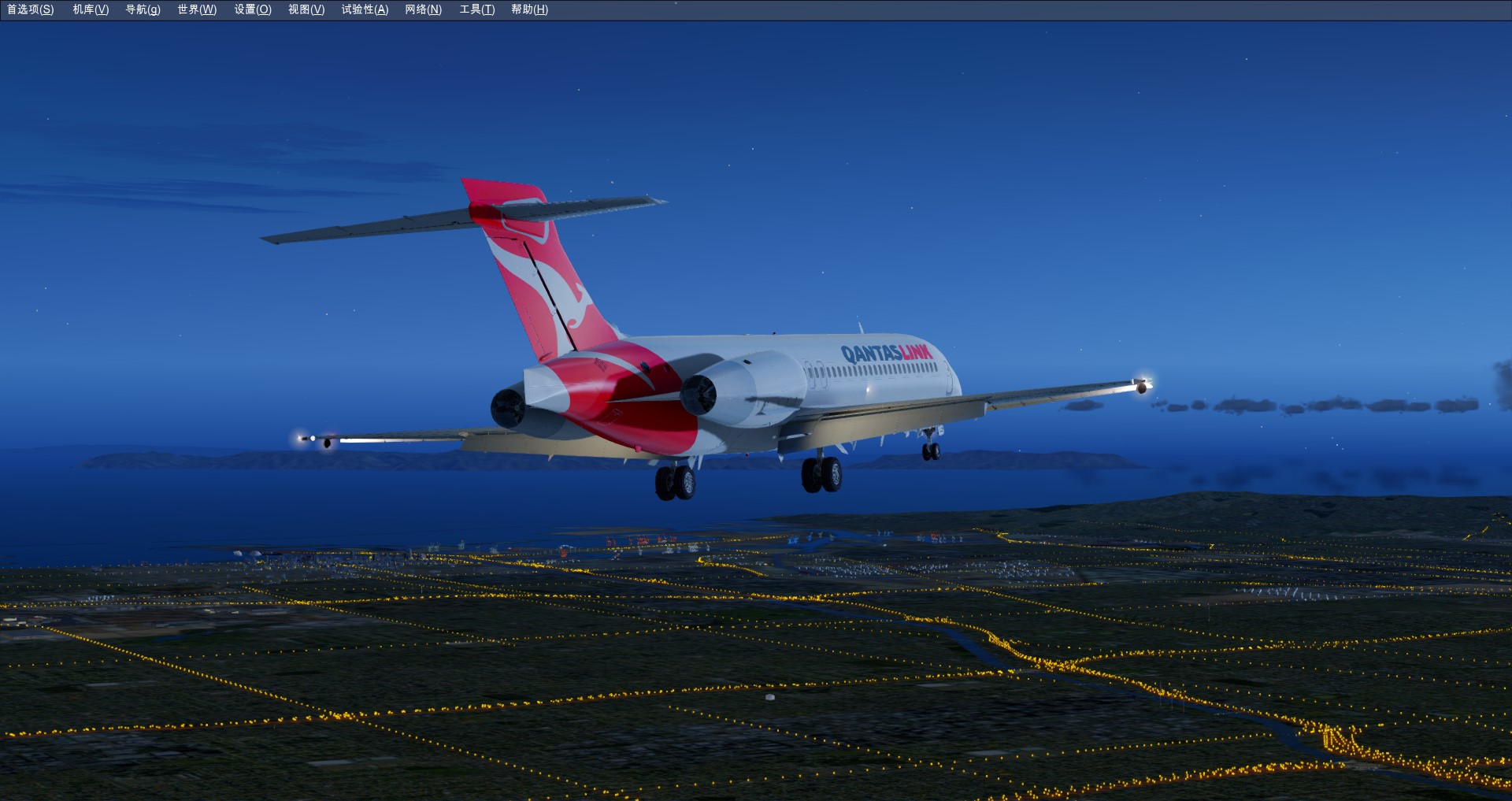 旧金山——洛杉矶 澳洲717-4750 