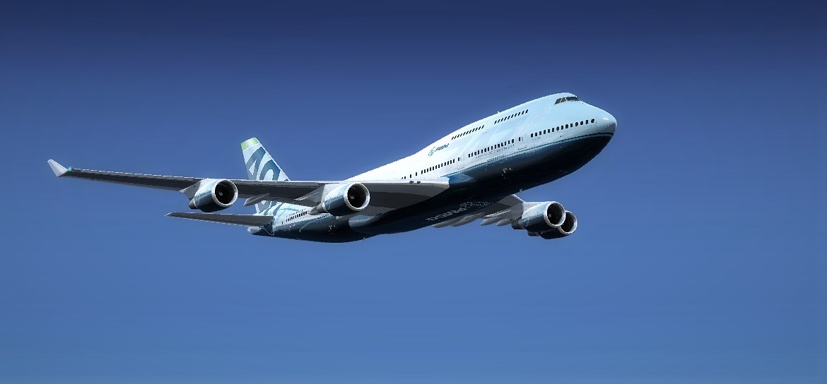GSX抽风 and PMDG747进近风切-4840 
