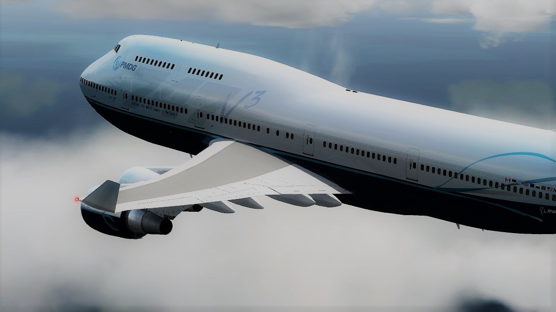 GSX抽风 and PMDG747进近风切-7642 