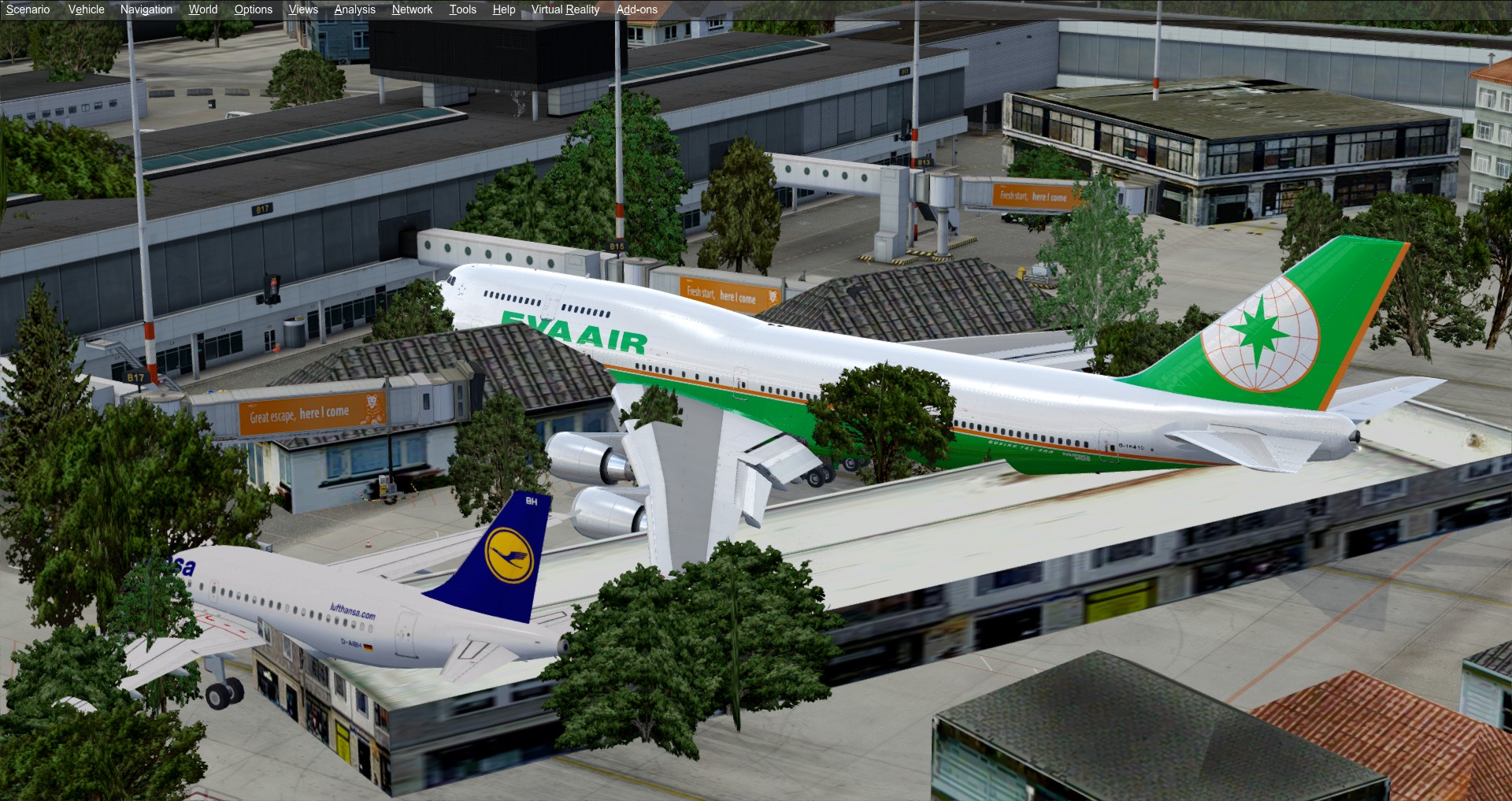 机场变成人类消失后的世界-9049 